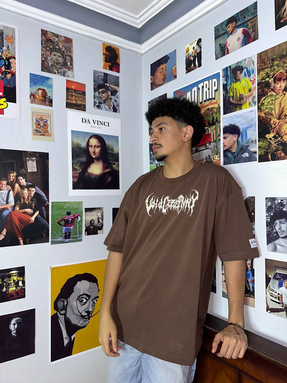 SCARY Titan Oversized T-Shirt – Brown Premium Streetwear Tee