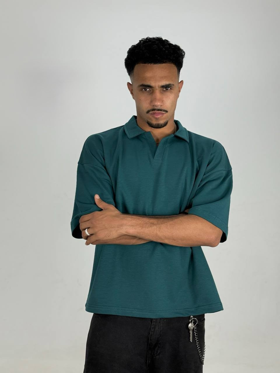 SCARY Oversized Polo T-Shirt – Premium Streetwear Fit