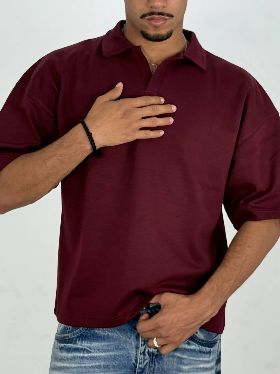 SCARY Oversized Polo T-Shirt – Premium Streetwear Fit